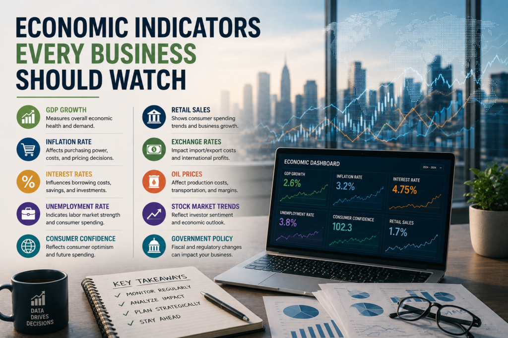 Economic Indicators Every Business Should Watch Economic Indicators Every Business Should Watch