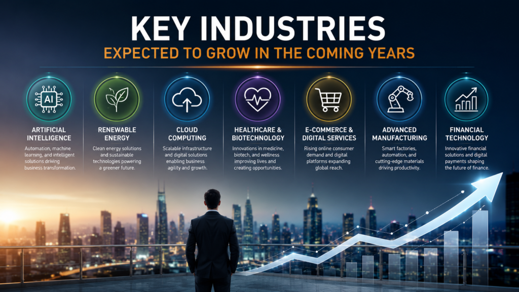 Key Industries Expected to Grow in the Coming Years